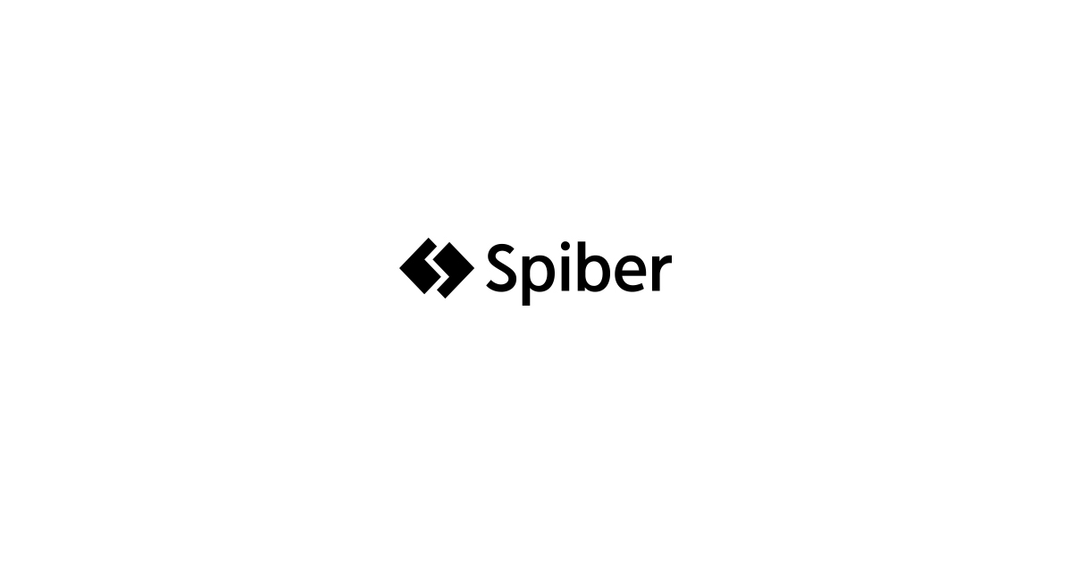 Black Spiber logo on a white background.